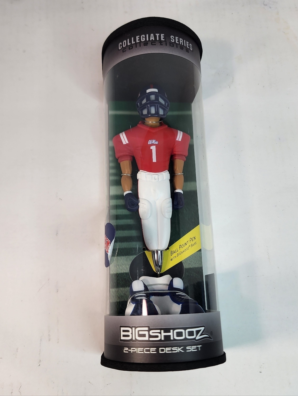 Collegiate Series Collectibles Big Shooz 2 Piece Desk Set Ole Miss